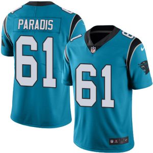 Outstanding Authentic Chic Panthers #61 Matt Paradis Blue Alternate Men's Stitched NFL Vapor Untouchable Limited Jersey for a Stylish Sporting Appearance