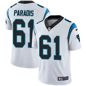 Premium Impressive Trendy Panthers #61 Matt Paradis White Men's Stitched NFL Vapor Untouchable Limited Jersey to Boost Team Spirit