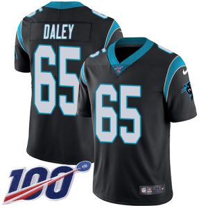 Fabulous Chic Exquisite Cozy Panthers #65 Dennis Daley Black Team Color Men's Stitched NFL 100th Season Vapor Untouchable Limited Jersey to Stand Out in the Crowd
