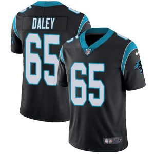 Outstanding Sleek Panthers #65 Dennis Daley Black Team Color Youth Stitched NFL Vapor Untouchable Limited Jersey to Elevate Your Game Day Look