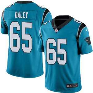 Exquisite Comfortable Elegant Stunning Panthers #65 Dennis Daley Blue Alternate Men's Stitched NFL Vapor Untouchable Limited Jersey to Elevate Your Game Day Look