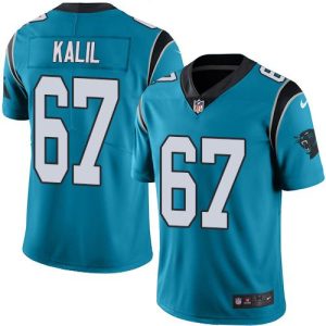Marvelous Chic Unique Stunning Panthers #67 Ryan Kalil Blue Alternate Men's Stitched NFL Vapor Untouchable Limited Jersey to Elevate Your Game Day Look