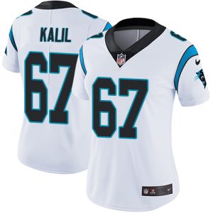 Chic Modern Attractive Exclusive Panthers #67 Ryan Kalil White Women's Stitched NFL Vapor Untouchable Limited Jersey to Elevate Your Game Day Look