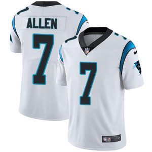 Exquisite Impressive Fashionable Panthers #7 Kyle Allen White Men's Stitched NFL Vapor Untouchable Limited Jersey for Game Day
