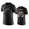 Chic Outstanding Stunning Cozy Panthers #70 Trai Turner Black NFL Black Golden 100th Season T-Shirts for an Unforgettable Season