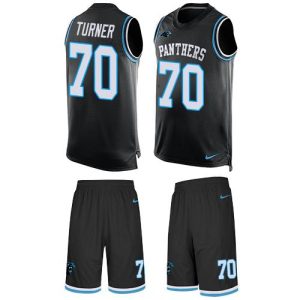 Alluring Authentic Panthers #70 Trai Turner Black Team Color Men's Stitched NFL Limited Tank Top Suit Jersey to Elevate Your Game Day Look