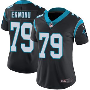 Sleek Fabulous Exquisite Panthers #79 Ikem Ekwonu Black Team Color Women's Stitched NFL Vapor Untouchable Limited Jersey for a Memorable Fan Moment