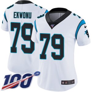 Handsome Vibrant Sleek Panthers #79 Ikem Ekwonu White Women's Stitched NFL 100th Season Vapor Untouchable Limited Jersey for the Ultimate Fan Experience