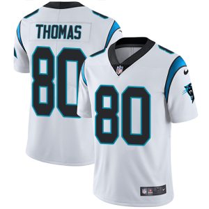 Chic Vibrant Fantastic Outstanding Panthers #80 Ian Thomas White Men's Stitched NFL Vapor Untouchable Limited Jersey for the Ultimate Fan Experience