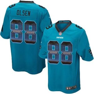 Attractive Elegant Graceful Premium Panthers #88 Greg Olsen Blue Alternate Men's Stitched NFL Limited Strobe Jersey for the Ultimate Fan Experience