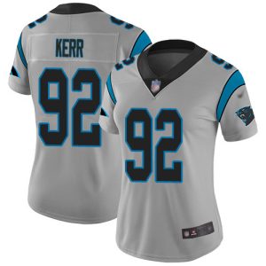 Outstanding Distinctive Trendy Panthers #92 Zach Kerr Silver Women's Stitched NFL Limited Inverted Legend Jersey to Stand Out in the Crowd