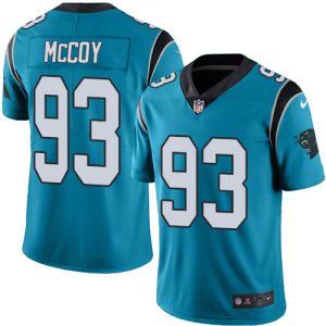 Vibrant Exclusive Panthers #93 Gerald McCoy Blue Men's Stitched NFL Limited Rush Jersey for a Memorable Fan Moment