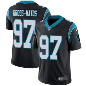 Exquisite Gorgeous Authentic Modern Panthers #97 Yetur Gross-Matos Black Team Color Men's Stitched NFL Vapor Untouchable Limited Jersey to Boost Team Spirit
