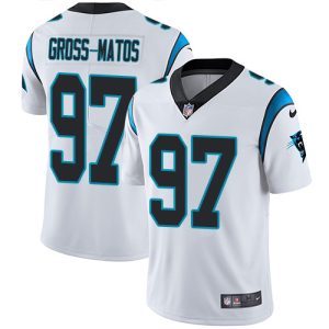 Exquisite Fabulous Gorgeous Panthers #97 Yetur Gross-Matos White Men's Stitched NFL Vapor Untouchable Limited Jersey for the Ultimate Fan Experience