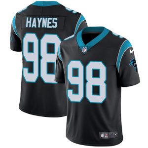 Vibrant Elegant Panthers #98 Marquis Haynes Black Team Color Men's Stitched NFL Vapor Untouchable Limited Jersey to Elevate Your Game Day Look