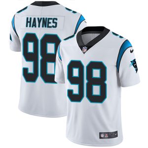 Classic Cozy Elegant Panthers #98 Marquis Haynes White Men's Stitched NFL Vapor Untouchable Limited Jersey for a Stylish Sporting Appearance