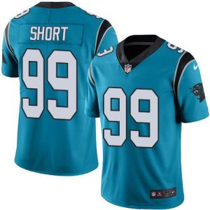 Marvelous Handsome Panthers #99 Kawann Short Blue Men's Stitched NFL Limited Rush Jersey for the Ultimate Fan Experience