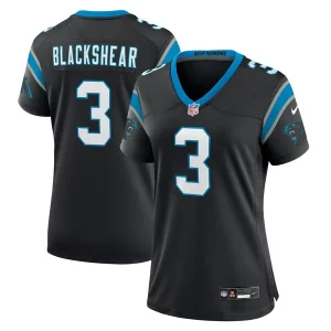 Authentic Handsome Raheem Blackshear Carolina Panthers Nike Women's Team Game Jersey - Black for a Stylish Sporting Appearance
