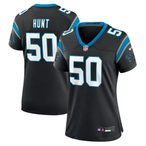 Comfortable Stylish Sleek Robert Hunt Carolina Panthers Nike Women's Game Jersey - Black for the Ultimate Fan Experience