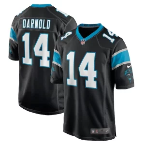 Eye   catching Sturdy Sam Darnold Carolina Panthers Nike Game Player Jersey - Black for an Unforgettable Season