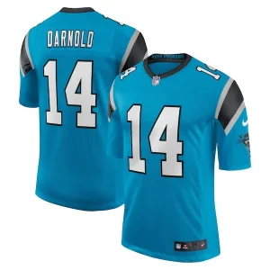 Gorgeous Graceful Comfortable Sam Darnold Carolina Panthers Nike Vapor Limited Jersey - Blue for a Memorable Fan Moment