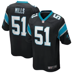Exquisite Exclusive Premium Sam Mills Carolina Panthers Nike Game Retired Player Jersey - Black for the Ultimate Fan Experience