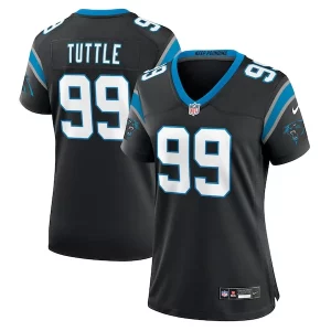 Outstanding Fabulous Fantastic Shy Tuttle Carolina Panthers Nike Women's Game Jersey - Black to Elevate Your Game Day Look