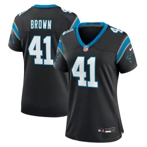 Premium Marvelous Spencer Brown Carolina Panthers Nike Women's Team Game Jersey - Black for a Stylish Sporting Appearance