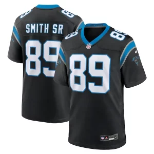 Stylish Exclusive Exquisite Steve Smith Sr. Carolina Panthers Nike Retired Player Game Jersey - Black for the Ultimate Fan Experience