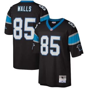 Handsome Smart Fabulous Wesley Walls Carolina Panthers Legacy Replica Jersey - Black to Boost Team Spirit