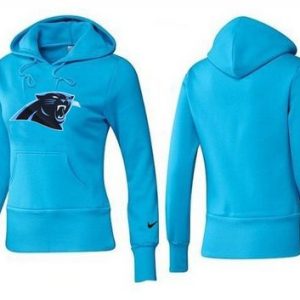 Premium Sleek Fantastic Unique Women's Carolina Panthers Logo Pullover Hoodie Blue for a Memorable Fan Moment