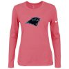 Marvelous Alluring Chic Superb Women's Carolina Panthers Of The City Long Sleeve Tri-Blend NFL T-Shirt Pink to Elevate Your Game Day Look