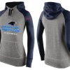 Impressive Outstanding Cool Women's Carolina Panthers Performance Hoodie Grey & Dark Blue for a Stylish Sporting Appearance