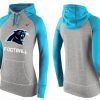 Chic Distinctive Authentic Women's Carolina Panthers Performance Hoodie Grey & Light Blue_1 for a Stylish Sporting Appearance