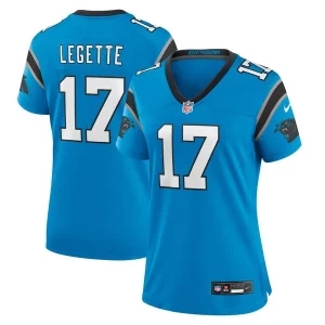 Comfortable Marvelous Xavier Legette Carolina Panthers Nike Women's Alternate Game Jersey - Blue to Elevate Your Game Day Look