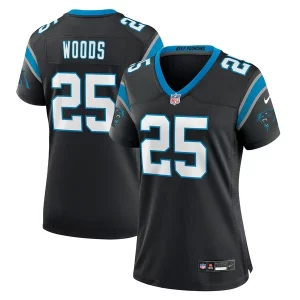 Chic Elegant Fashionable Xavier Woods Carolina Panthers Nike Women's Team Game Jersey - Black for the Ultimate Fan Experience
