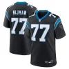 Fantastic Handsome Vibrant Outstanding Yosh Nijman Carolina Panthers Nike Game Jersey - Black for True Fans