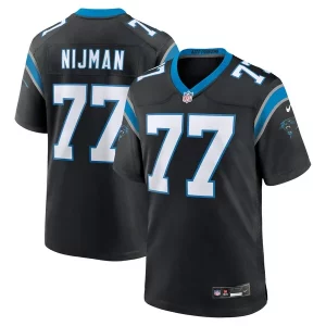Fantastic Handsome Vibrant Outstanding Yosh Nijman Carolina Panthers Nike Game Jersey - Black for True Fans